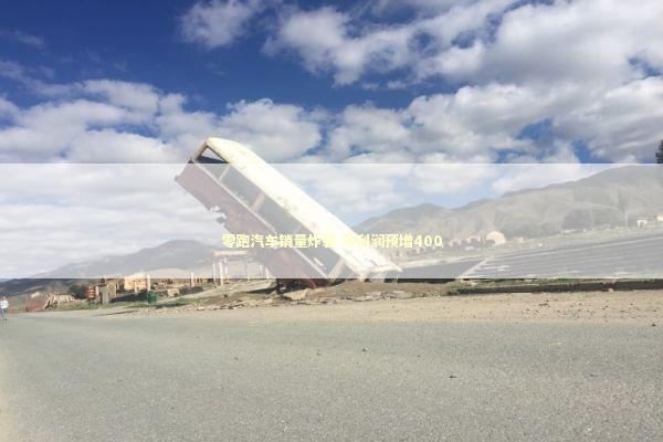 零跑汽车销量炸裂 净利润预增400