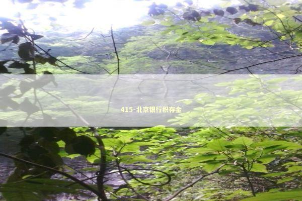 415-北京银行积存金