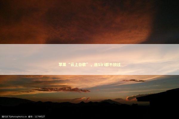 苹果“云上谷歌”，连Siri都不放过