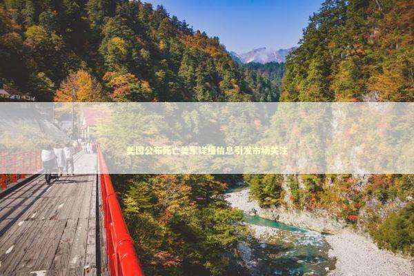 美国公布死亡美军详细信息引发市场关注