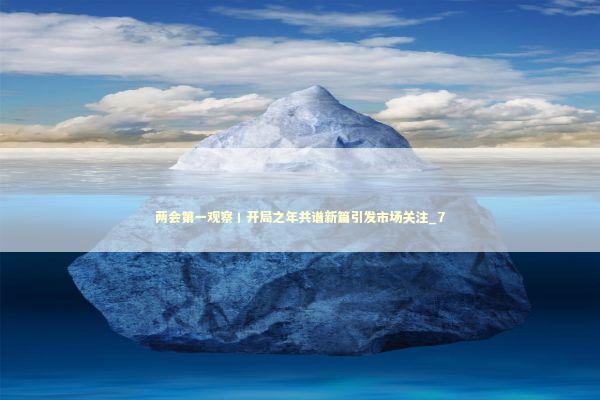 两会第一观察丨开局之年共谱新篇引发市场关注_7