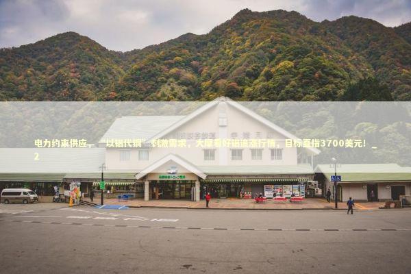 电力约束供应，“以铝代铜”刺激需求，大摩看好铝追涨行情，目标直指3700美元！_2