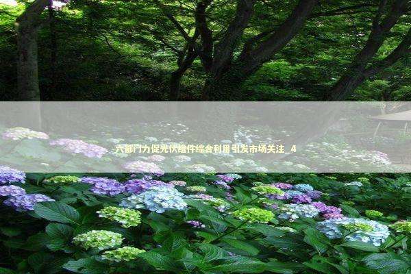 六部门力促光伏组件综合利用引发市场关注_4